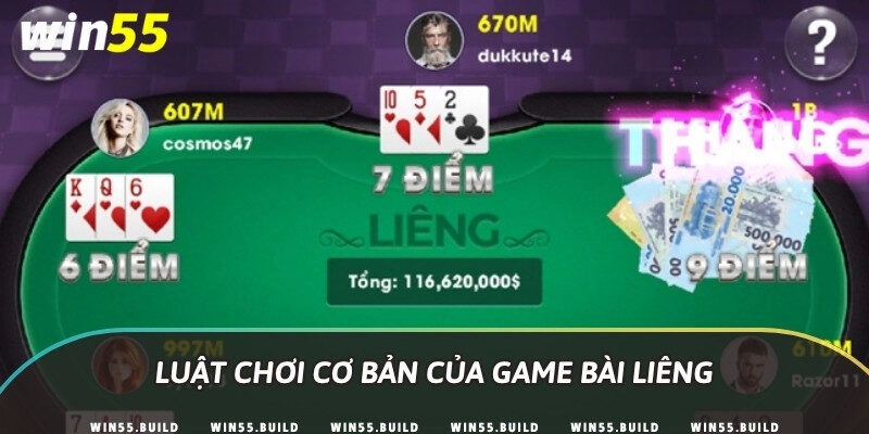 Luật chơi cơ bản của game bài Liêng